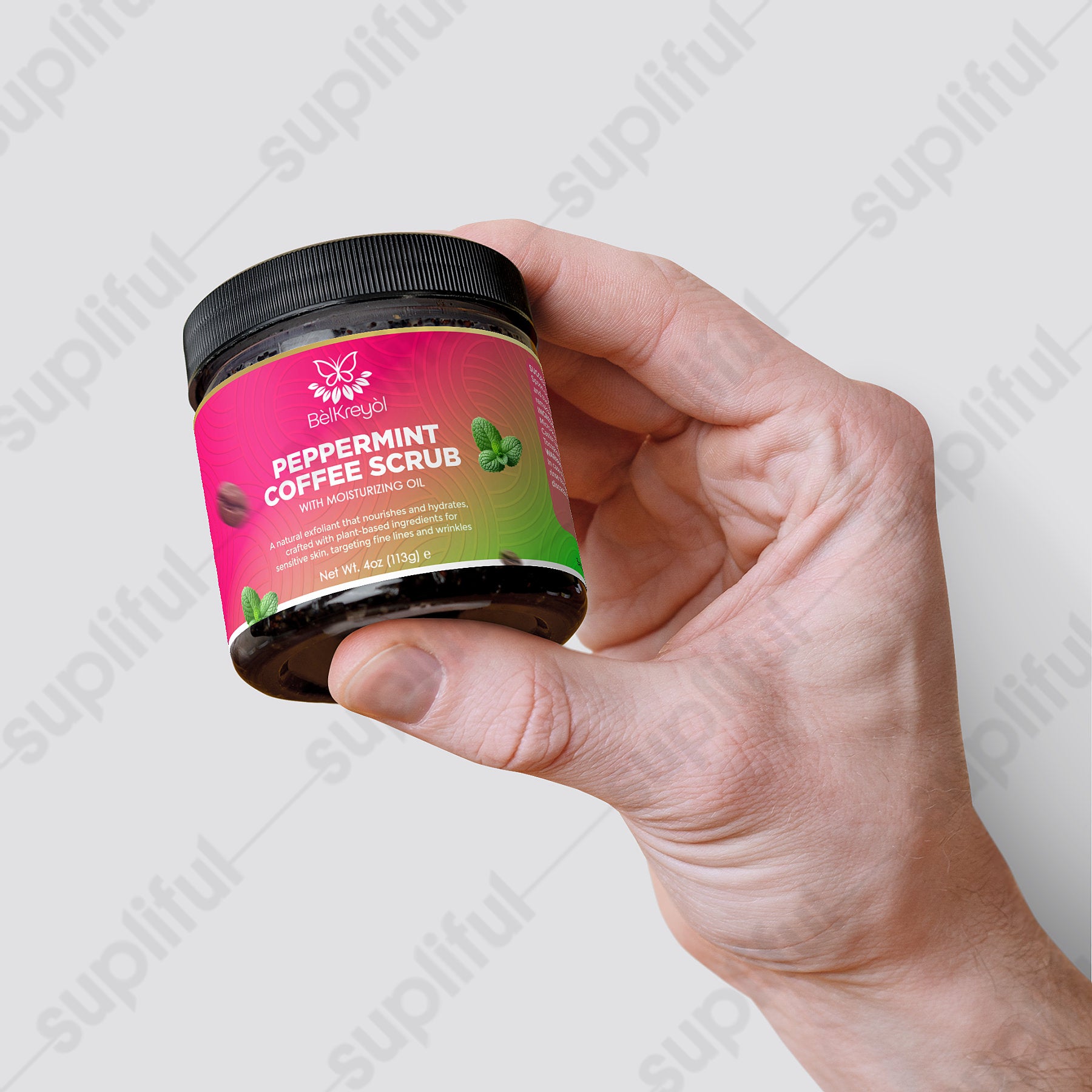 Peppermint Coffee Scrub