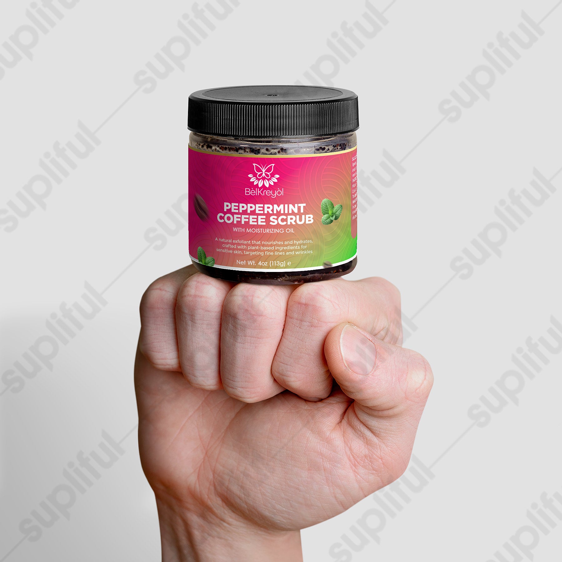 Peppermint Coffee Scrub