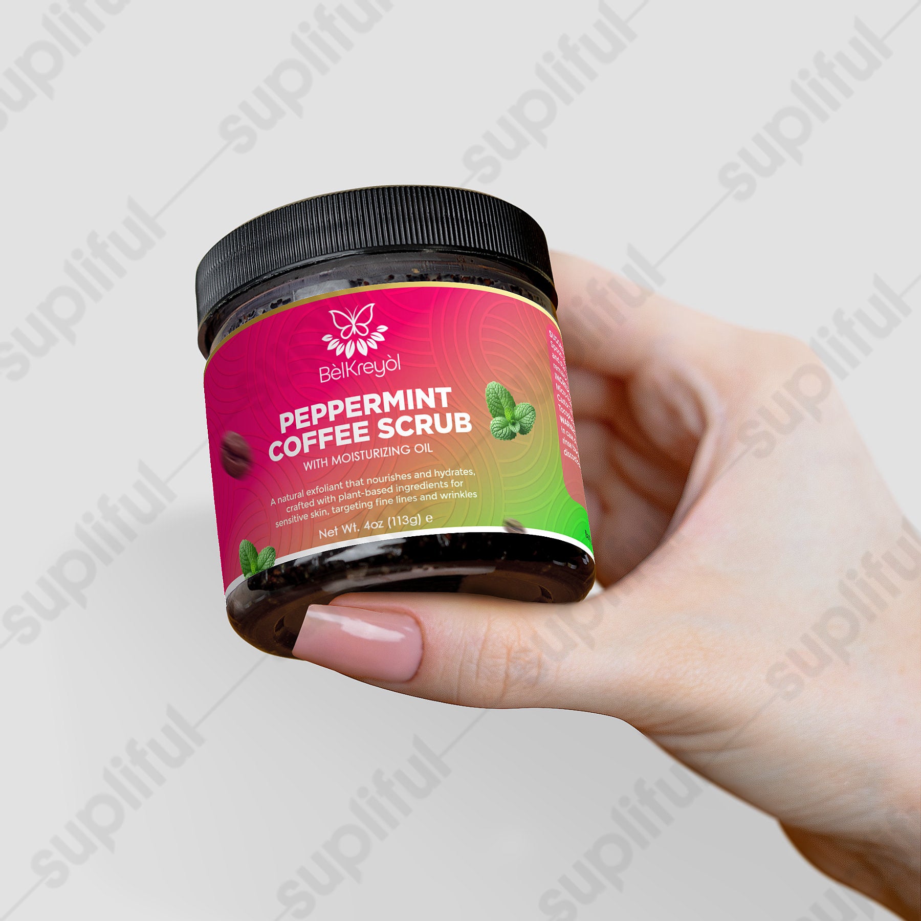 Peppermint Coffee Scrub