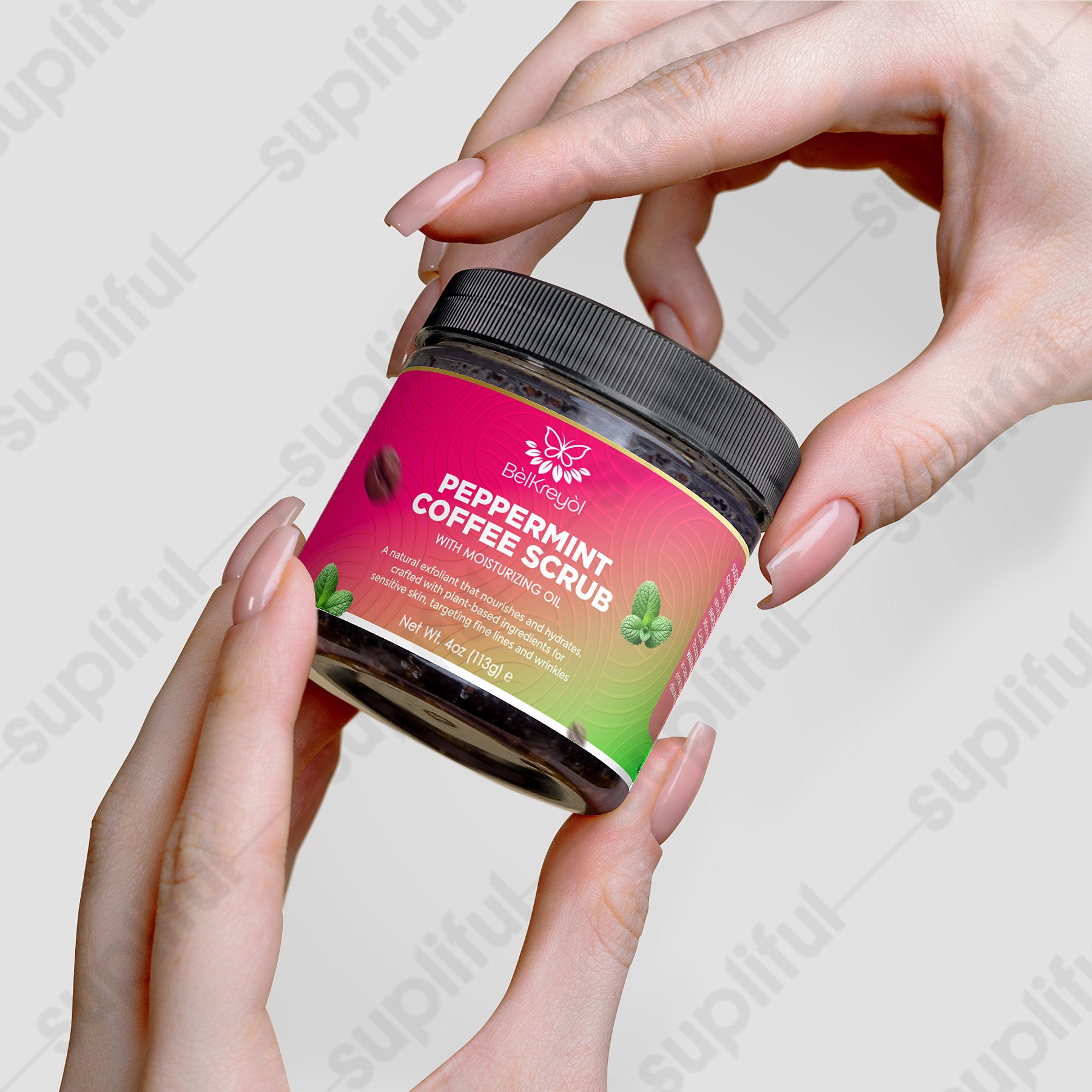 Peppermint Coffee Scrub