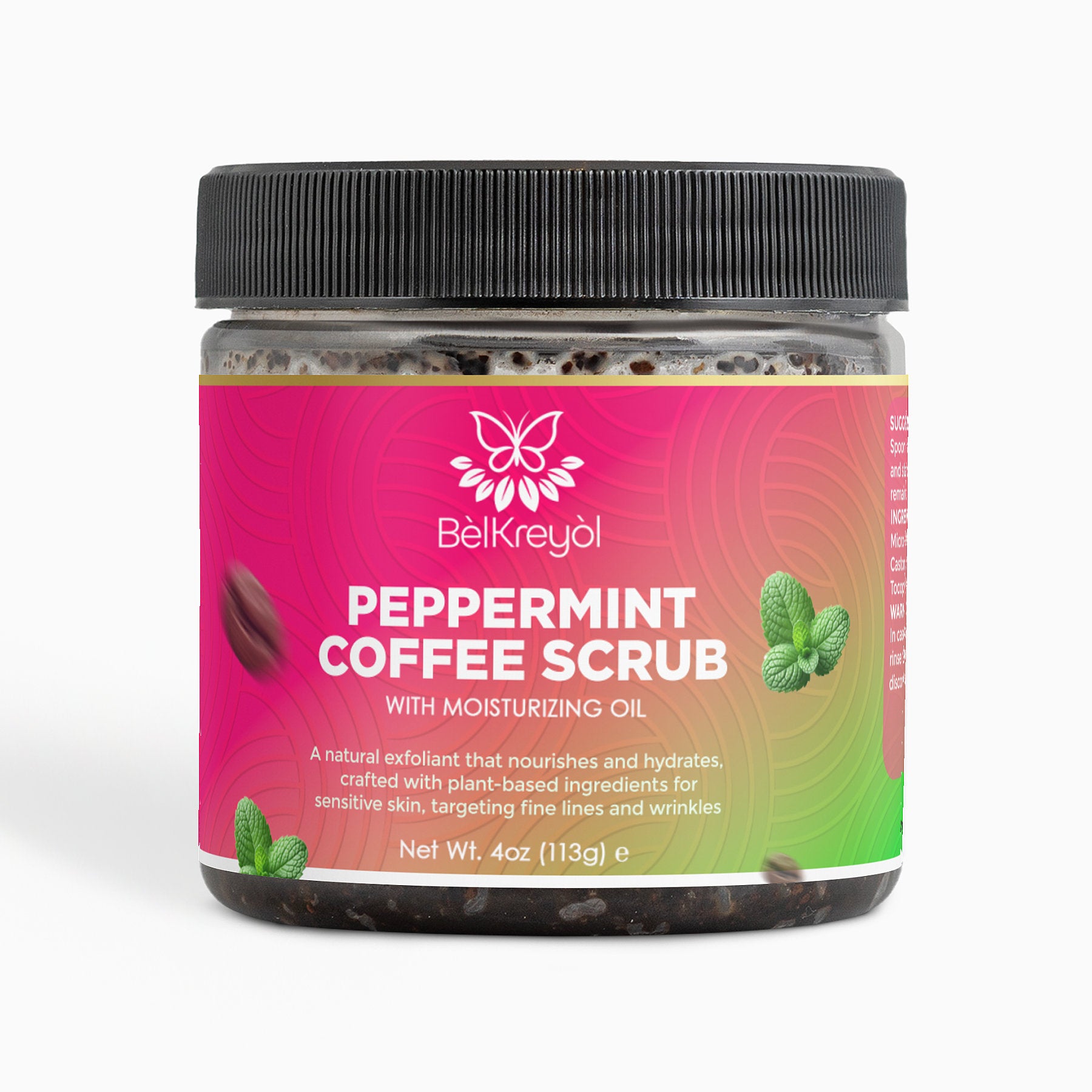 Peppermint Coffee Scrub