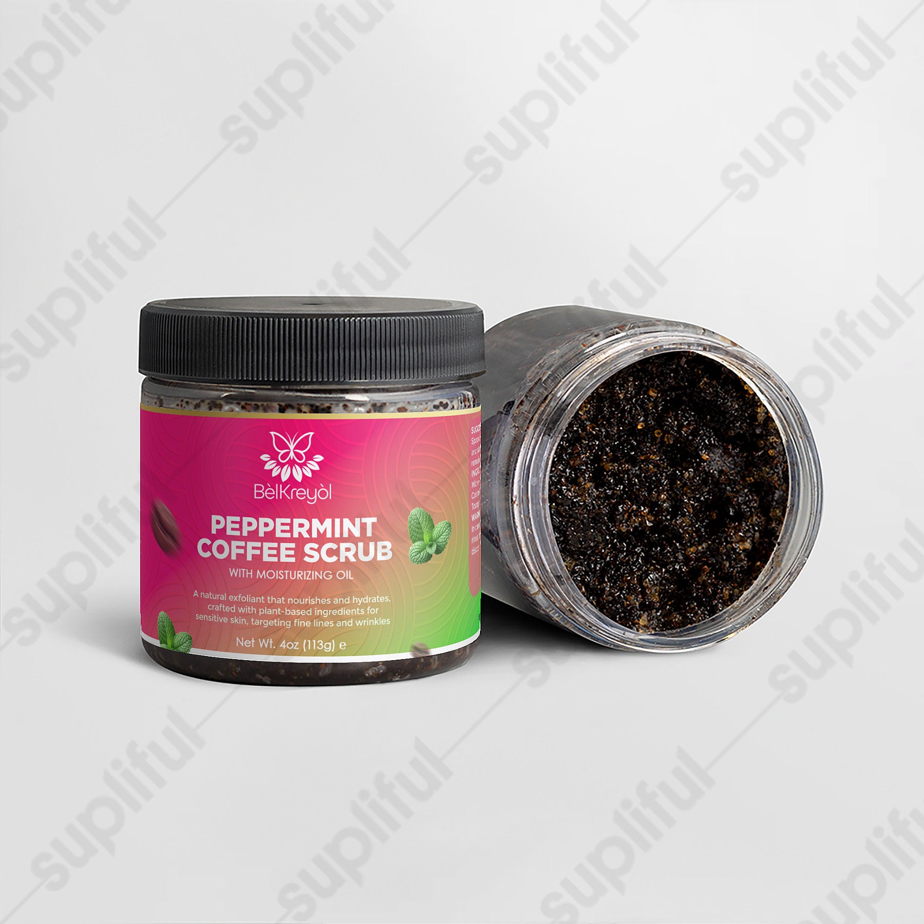 Peppermint Coffee Scrub