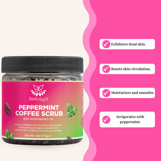 Peppermint Coffee Scrub